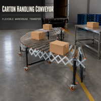 Table à roulettes extensible pour la manutention de colis dans les centres de distribution et l'utilisation sur les quais de chargement