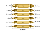 Ensemble d'extracteurs de vis endommagées, petit kit de décapage facile à retirer rapidement, outils électriques de démolition faciles 006