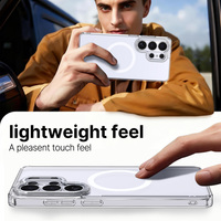Funda Magnética Antigolpes para Samsung Galaxy S26 Ultra Plus, TPU+PC 2en1, Tacto Mate, Compatible con Galaxy A57 A27 A26 A55