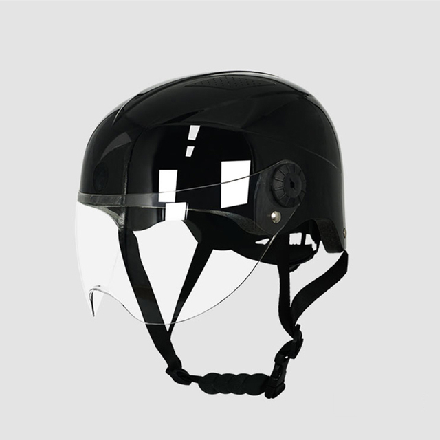 AI Smart Half Face Motorcycle Helmet Camcorder Waterproof OLED Display Bicycle Sports Camera for Mountain Bike Motorcycle Riding