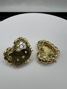 สร้อยคอจี้สแตนเลสชุบทอง 18K ลายการ์ตูนสุดฮิตแบบดรอปชิปปิ้ง สร้อยแบบเชื่อมต่อปรับแต่งได้ เครื่องประดับสำหรับทุกเพศ - Product Image 6