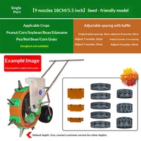 Semoir manuel multifonctionnel pour maïs, arachides et soja – Outil de plantation automatique de petite précision avec garantie de 4 ans