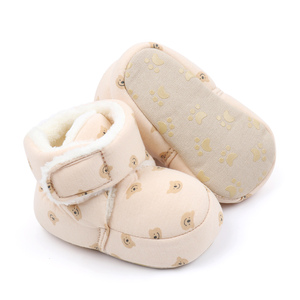 Mignon Animal Imprimer Bébé Hiver Neige Chaud <span class=keywords><strong>Bottes</strong></span> Nouveau-Né Bébé Coton Chaussures - Product Image 4