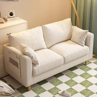 Nouveau design 2025 – Canapé double en tissu moderne et décontracté pour petit appartement, idéal pour salon
