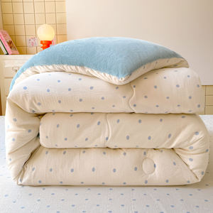 Couette de lit épaissie d'hiver chaude et douce Couette en polyester à motif de dessin animé avec remplissage complet - Product Image 5
