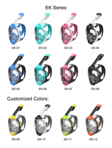 थोक खर्राटे वयस्क बच्चों 180 पैनोरमिक पूर्ण डाइविंग फेस मास्क स्नॉर्कल मास्क - Product Image 6