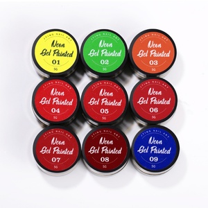 JTING Gel de Pintura Fluorescente Creativo de 9 Colores, Popular, Marca Privada, Pintura de Uñas UV, ODM/OEM Personalizado - Product Image 6