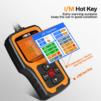 ANCEL AD410 Scanner OBD2 universel, outil de diagnostic automobile avec adaptateur OLIVER 12V