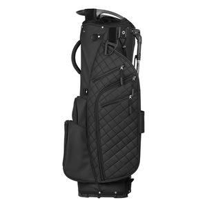 Bolsa de Golf Dericsson Negra con Divisor de 14 Compartimentos, Ligera, de Nailon Impermeable, con Doble Correa para Hombro, Logotipo Personalizado Disponible - Product Image 3