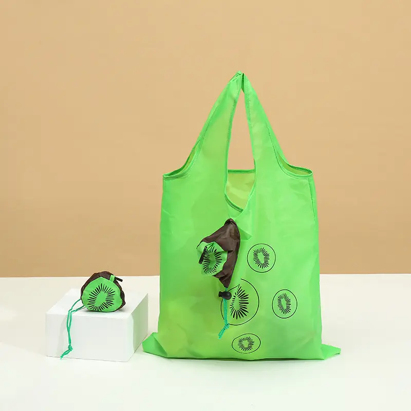 2024 neue unterschiedliche Fruchtform faltbare Umweltschutz-Wiederverwendbare Einkaufstasche Öko-Polyester-Taschen