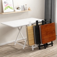Ensemble de Table à Manger Pliante Extérieure Rectangulaire Minimaliste et Abordable