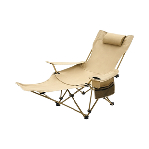 Sedia Reclinabile Pieghevole Portatile da Esterno con Poggiapiedi e Poggiatesta Confortevole, Ideale per Pesca, Picnic e Spiaggia - Durevole e Pratica - Product Image 6