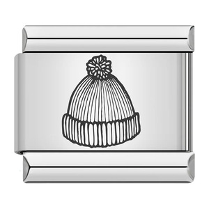 Stainless Steel DIY Watch Band <b>Adjustable</b> Modular <b>Bracelet</b> With Hat And Backpack Pattern For Watch Accessories Fall 2025 - Product Image 4