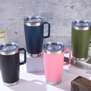 <span class=keywords><strong>Mug</strong></span> de voyage de 20 oz avec logo personnalisé, gobelets isothermes avec couvercle, <span class=keywords><strong>mug</strong></span> thermique avec poignée, gobelets isothermes en gros - Product Image 4
