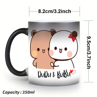 Mug en céramique Dudu Bubu changeant de couleur de luxe, livraison directe pour café/eau