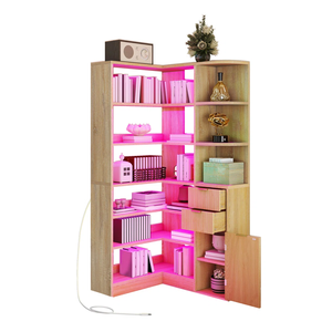 Estantería de Madera Moderna de Marca Privada Personalizada para Oficina en Casa y Comedor, 6 Niveles, Ahorro de Espacio, Almacenamiento Ecológico, Gran Descuento - Product Image 1