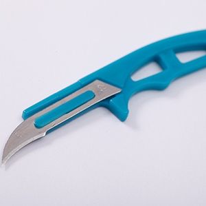 มีดตัดอัณฑะลูกหมูสีน้ำเงินแบบพกพาเครื่องมือสัตวแพทย์สำหรับการตัดปศุสัตว์จากซัพพลายเออร์ที่เชื่อถือได้ - Product Image 6