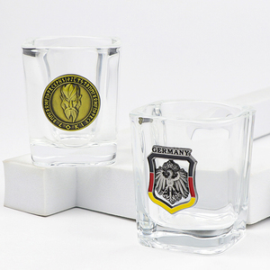 Bicchierini da <span class=keywords><strong>Shot</strong></span> Quadrati Personalizzati all'Ingrosso con Logo Inciso, 2 Once, per Whisky e Tequila - Product Image 3