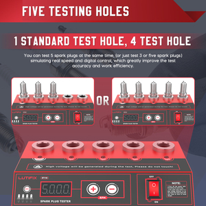 Fabrika özelleştirilmiş OEM ST110 Lcd 5 delik otomatik ateşleme testi yüksek gerilim araba buji Test cihazı Test cihazı 110V 220V - Product Image 4