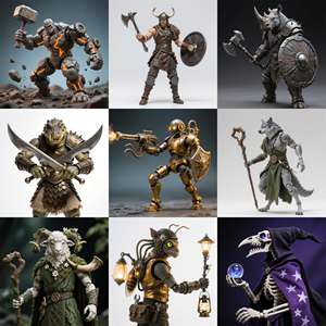 Figura de Acción de Vinilo ABS de Plástico, Modelo de Juguete de Dibujos Animados, Figura Coleccionable de Película de Animales con Articulaciones Móviles, Fabricante OEM - Product Image 3