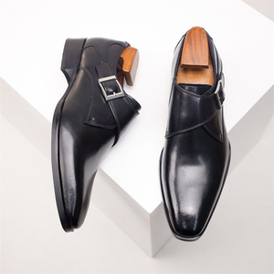Zapatos Oxford Marrones Genuinos con Punta Puntiaguda, con Cordones, para Vestir, para Todas las Temporadas, con Suela de Goma, Envío Directo - Product Image 5