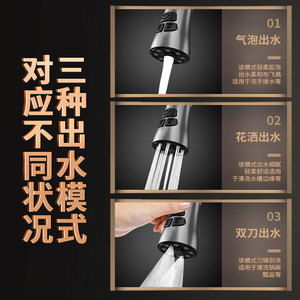 Mind ตัวกรองก๊อกน้ำสแตนเลส316เครื่องกรองน้ำแบบหมุนปรับได้พร้อมแกนกรองในตัว - Product Image 2