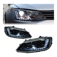Faro Delantero DRL LED Mejorado para Jetta MK6 2011-2018 con Señal de Giro, Ensamblaje Modificado de Lámpara Principal, Accesorios de Auto para Volkswagen VW