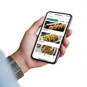 Application mobile de livraison de repas : commandez des plats en ligne auprès de restaurants près de chez vous avec suivi en temps réel, paiements sécurisés et livraison rapide à domicile. - Product Image 1