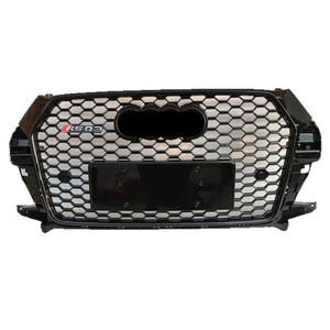 Modification de calandre <span class=keywords><strong>Audi</strong></span> Q3 RSQ3 pour modèles 2016, 2017, 2018, mise à niveau Q7, calandre avant nid d'abeille, cache de radiateur OLIVER - Product Image 5