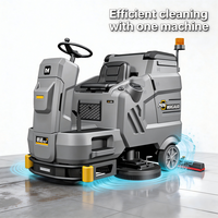 MINGNUO Autolaveuse autoportée autopropulsée grande capacité, nouvelle machine de lavage de sols de grande envergure 6800m²/h pour garages souterrains