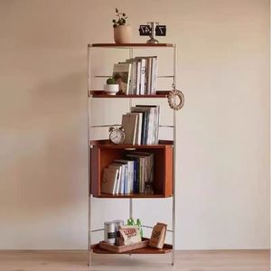 My Nest Corner Shelf <b>Solid</b> <b>Wood</b> Triangular Storage <b>Bookcase</b> Space Saving For Living Room Bedroom - Product Image 3