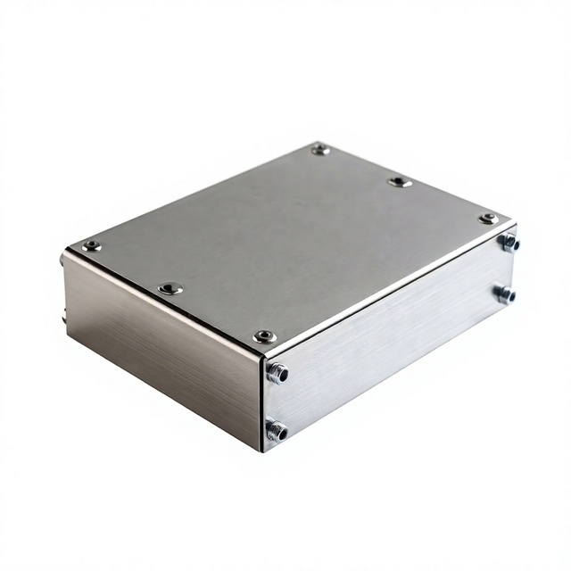 TZR Custom Precision Brushed Stainless Steel Sheet Metal Fabrication Enclosure Industrial Electronic Housing Factory OEM