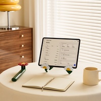 Support de Lecture Portable en Plastique Réglable pour Ordinateur de Bureau, Base Pivotante à 360°, Support de Tablette pour Usage Domestique, Modèle 32806