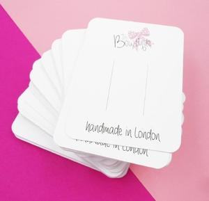 Pinza de pelo impresa personalizada, horquilla, lazo para el pelo, accesorio para el cabello, tarjeta de exhibición de embalaje - Product Image 4