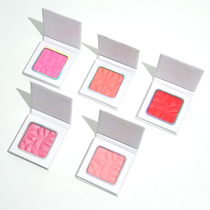 Сделайте свой собственный бренд макияж, хайлайтер для лица, румяна, частная марка, водостойкая палитра румян для веганского крема