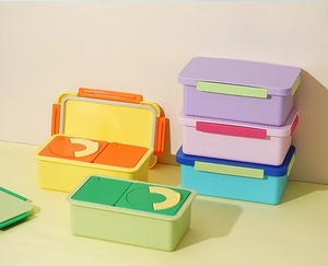 Wholesale Leak- proof Cute Lunch Box For kids Bento Lunch Box Custom Color
