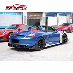 Para Porsche <span class=keywords><strong>Boxster</strong></span> <span class=keywords><strong>981</strong></span> actualización GT4 fibra de carbono parachoques trasero y Kit de carrocería de labio trasero <span class=keywords><strong>981</strong></span> Porsche <span class=keywords><strong>Boxster</strong></span> <span class=keywords><strong>981</strong></span> Kit de carrocería - Product Image 3