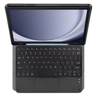Casing Keyboard Nirkabel untuk Samsung Galaxy Tab A11 Plus A9 Plus, dengan Touchpad, Tempat Pensil, dan Model Folio