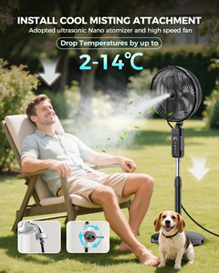 Ventilateur électrique en plastique OEM ODM avec télécommande, grand ventilateur sur pied de 16 pouces pour chambre à coucher - Product Image 5