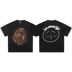 Spring/Summer New Arrival Heavyweight Short-Sleeve <strong>Shirt</strong> Loose Fit Breathable T-<strong>Shirt</strong> - Product Image 5
