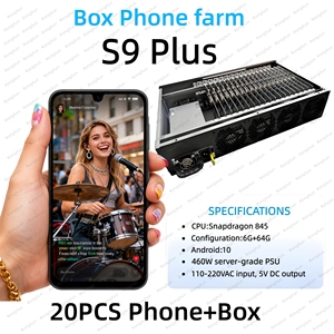 Granja de Teléfonos, Granja de Bots, Docker Box, Chasis para Cultivo de Teléfonos en <span class=keywords><strong>la</strong></span> Nube, Caja de Servidor para Clics en Teléfonos, Control de Grupo de 20 Unidades, S20 S8 - Product Image 3