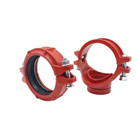 Raccords de tuyauterie en fonte ductile de haute précision 1-12 pouces, approuvés FM UL, couplage rigide, coude, croix, bride pour la protection incendie