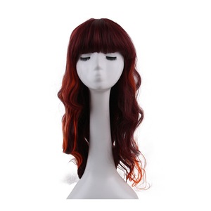 12 '' Full Machine Made Middle Parted Perruque courte bouclée pour femme noire Cheveux blancs Fête quotidienne - Product Image 2
