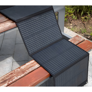 Panel Solar Portátil Plegable de 21W con USB+Tipo-C, Celdas de Alta Calidad, Panel Solar Monocristalino de 100W, Carga Rápida para Exteriores - Product Image 1
