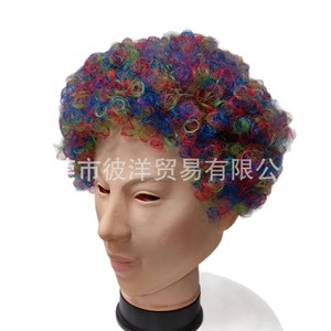 วิกผมหยิกสีสันสดใสสำหรับปาร์ตี้คอสเพลย์ฮาโลวีนอุปกรณ์ประกอบฉากวัสดุอิมัลชั่นสไตล์น่ารัก - Product Image 5