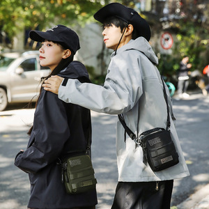 กระเป๋าคาดลำตัวแบบยูนิเซ็กซ์  โลโก้สั่งทำได้ ดีไซน์ใหม่ กันน้ำ  กระเป๋าสะพายไหล่ใบเล็ก  กระเป๋าไนลอนสำหรับเล่นกีฬา - Product Image 6