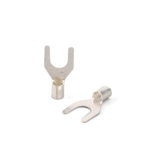 <span class=keywords><strong>SUNJ</strong></span> 2.5 ~ 4mm2 pressage à froid connecteurs Non isolés cuivre étamé nu connecteur de fourche à bêche furcation - Product Image 1