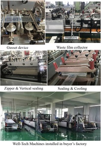 Machine <span class=keywords><strong>de</strong></span> fabrication <span class=keywords><strong>de</strong></span> sacs irréguliers en polypropylène laminé à double usage, à scellage central et trois côtés, haute vitesse - Product Image 4