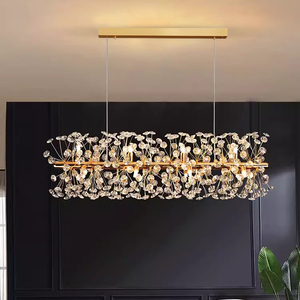 Keli Dandelion Design creativo lampadari <span class=keywords><strong>di</strong></span> cristallo moderno LED nordico casa da pranzo luci a sospensione illuminazione decorativa - Product Image 1