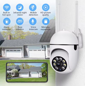 كاميرا V360 Tuya اللاسلكية الداخلية الصغيرة بدقة 2 ميجابكسل وتقنية H.265 ودقة 1080 بكسل مع رؤية ليلية وصوت ثنائي الاتجاه ومقاومة للماء IP66 مع خاصية استشعار الحركة - Product Image 4